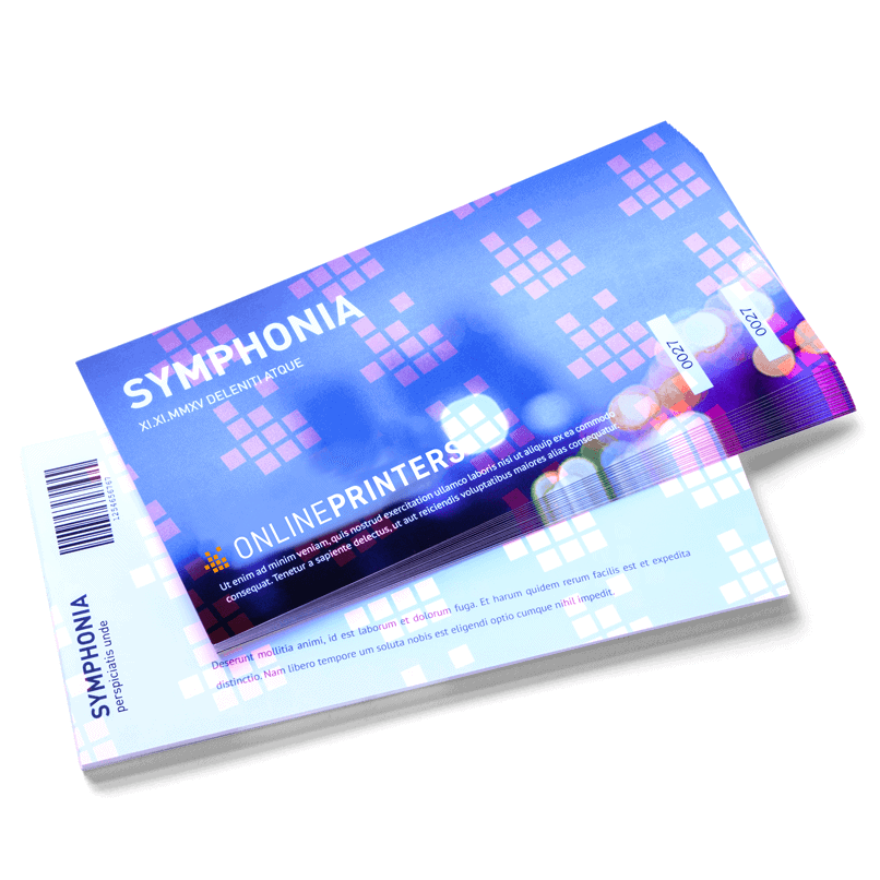 Custom Printed Event Tickets