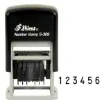 6 Digit Numbering Stamp 3mm