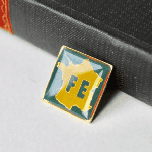 square shaped Lapel pins
