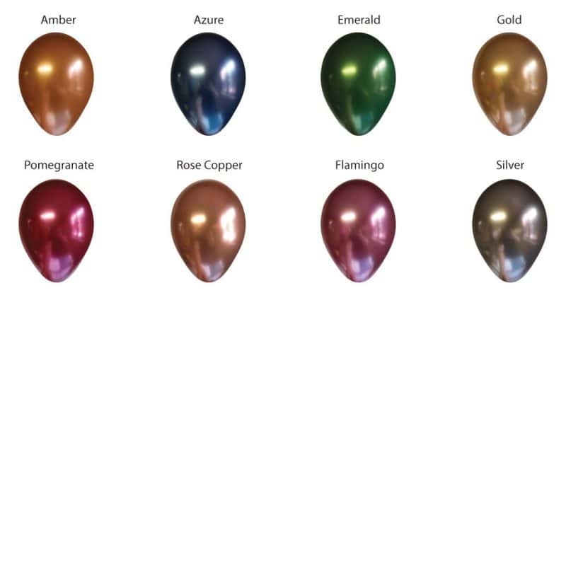 Chrome Latex Helium Balloons