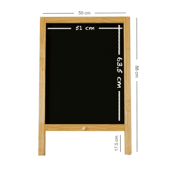 Wooden Menu Chalkboard