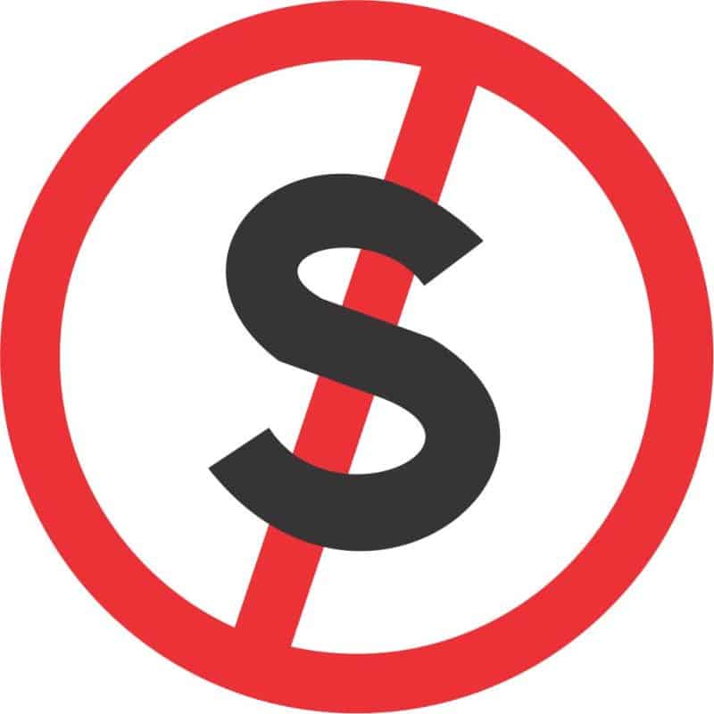 NO STOPPING ROAD SIGN (R217)