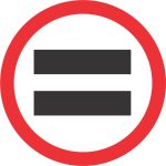 NO UNAUTHORISED VEHICLES ROAD SIGN (R208)