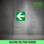 SABS General direction green arrow photoluminescent (E23)