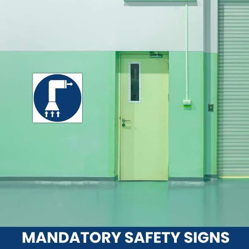 Air Extraction Shall Be Used Safety Sign (MV13)