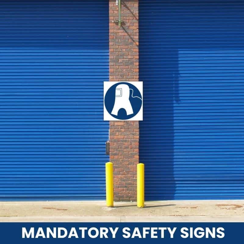 Air-Supplied Hood Shall Be Worn Safety Sign (MV11)