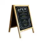 Wooden Menu Chalkboard