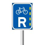 Bicycle Lane Reservation road sign (R303)