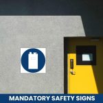 Carbon Monoxide Gas Monitor SABS safety sign (MV17)