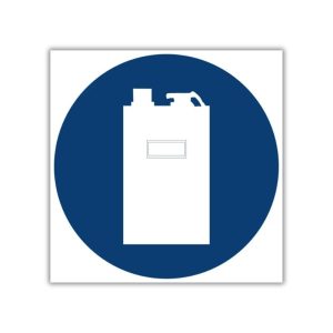 Carbon Monoxide Gas Monitor SABS safety sign (MV17)