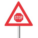 Traffic Control _Stop_ Ahead road sign (W302