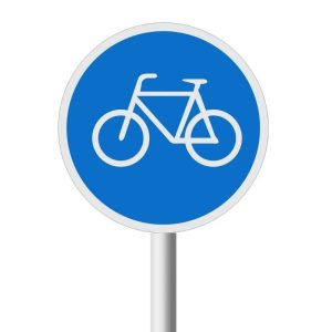 Cyclists Only road sign (R111)