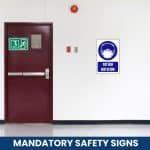 Dust mask must be worn safety sign (MV012A)