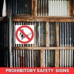 No Fires And Open Flames Safety Sign (PV2)