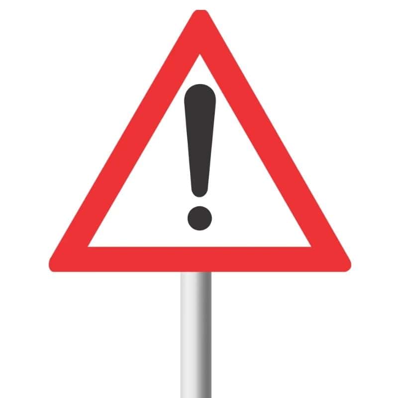General Warning Retro Reflective Road Sign (W339)