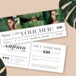 Gift Voucher Card printing