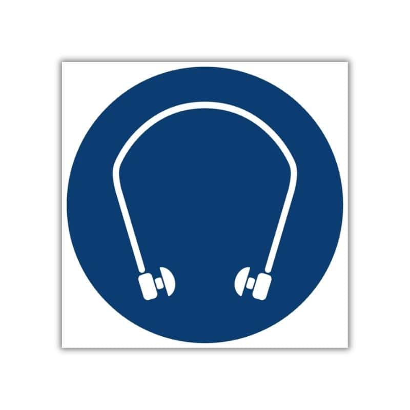 Hearing Protection Shall Be Worn safety sign (MV 19)
