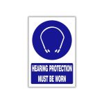 Hearing protection must be worn safety sign (MV019 A)
