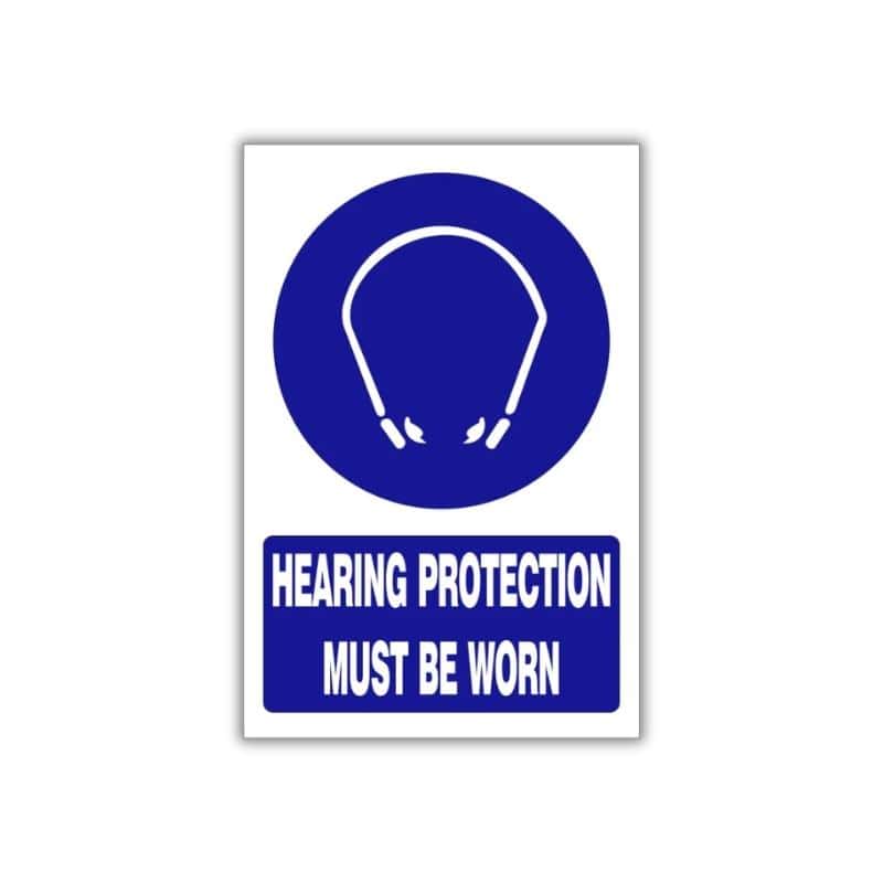 Hearing protection must be worn safety sign (MV019 A)