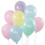 Pastel Printed Latex Balloons