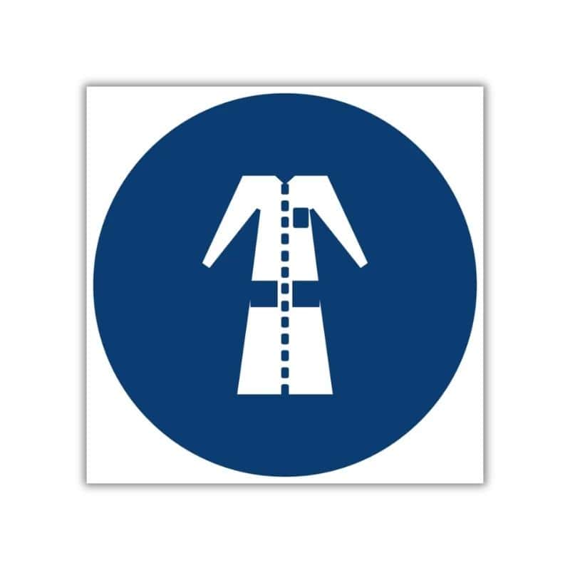 Lab Coats Shall Be Worn safety sign (MV 21)