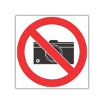No Cameras SABS safety sign (PV21)