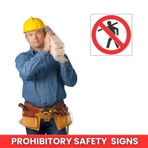 No Carrying Of Long Material SABS safety sign (PV8)