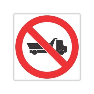 No Entry For Heavy Vehicles SABS safety sign (PV15)