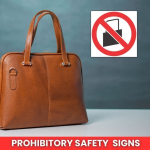 No Handbags SABS safety sign (PV31)