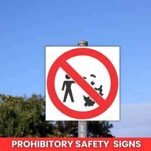 No Littering SABS safety sign (PV23)