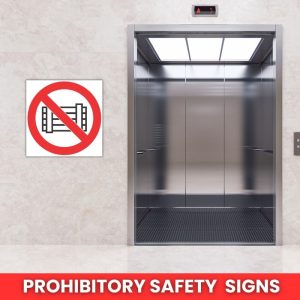 No Stacking, Do Not Obstruct SABS safety sign (PV14)