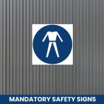 Overalls Shall Be Worn Safety Sign (MV20)