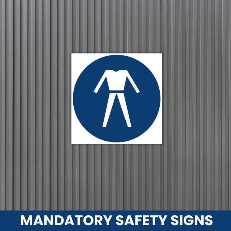 Overalls Shall Be Worn Safety Sign (MV20)