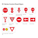 R1 Series Control Road Signs