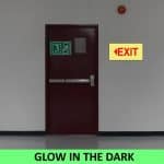 SABS Emergency Exit left photoluminescent (E5)