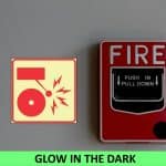 SABS Fire Alarm Photoluminescent (glow in the dark) safety sign (F31)