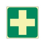 First-Aid Equipment Photoluminescent Sign