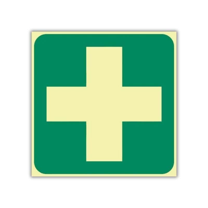 First-Aid Equipment Photoluminescent Sign