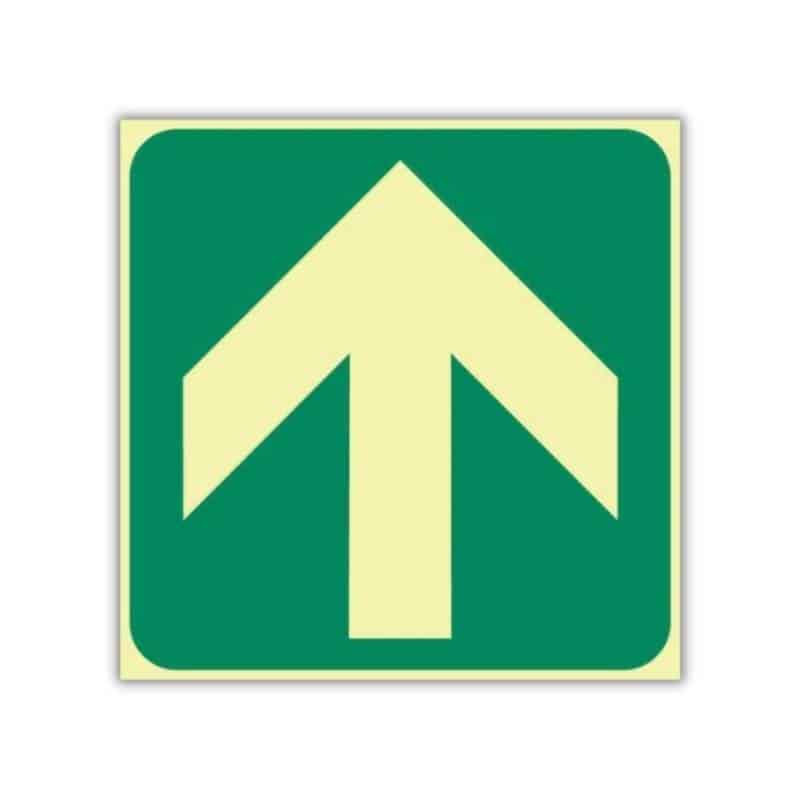 SABS General direction green arrow photoluminescent (E23)