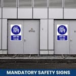Safety cage to be used safety sign (MV016 A)