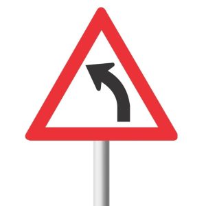 Sharp Curve (Right) Road Sign (W204)