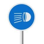 Switch Headlamps On road sign (R133)