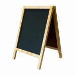 Wooden Menu Chalkboard