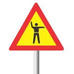 Traffic Control Ahead Road Sign (Tw304)