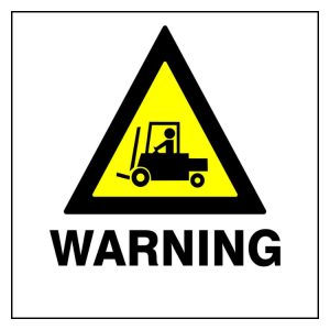 WARNING FORKLIFTS SAFETY SIGN (HW31)