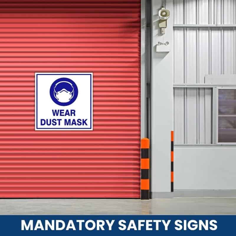 Wear Dust Mask Including Words (M9)