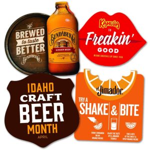 Custom Shape Printed Coasters