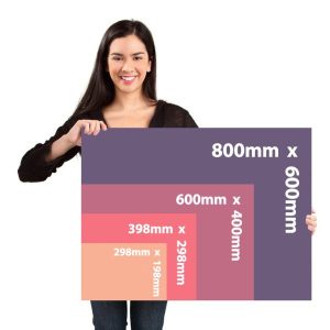 Screen Printed Correx Board Sizes
