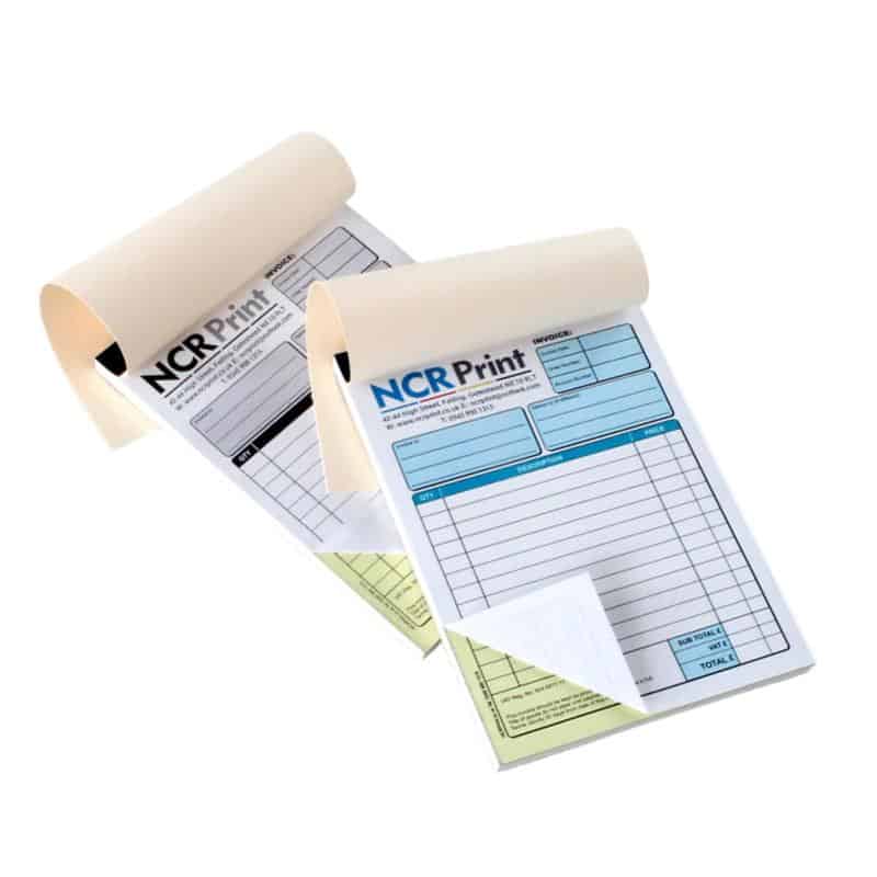 custom printed ncr books