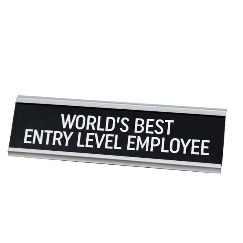 Engraved Wall Name Holders